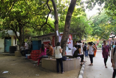 The scene at J.P. Tea Stall