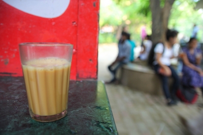 Deepuji’s chai at J.P. Tea Stall