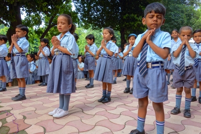 Singing Jana Gana Mana