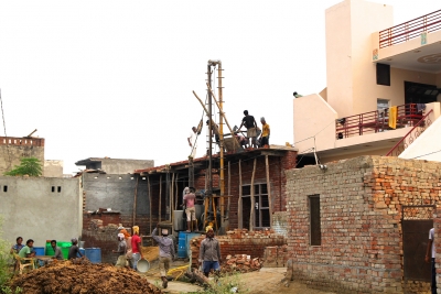 Construction in the village